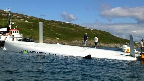 Rambler 100 is assessed for damage