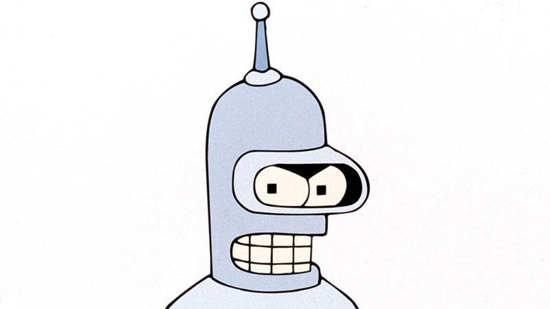 Bender throws a wobbly after hearing that Futurma's being cancelled - again!