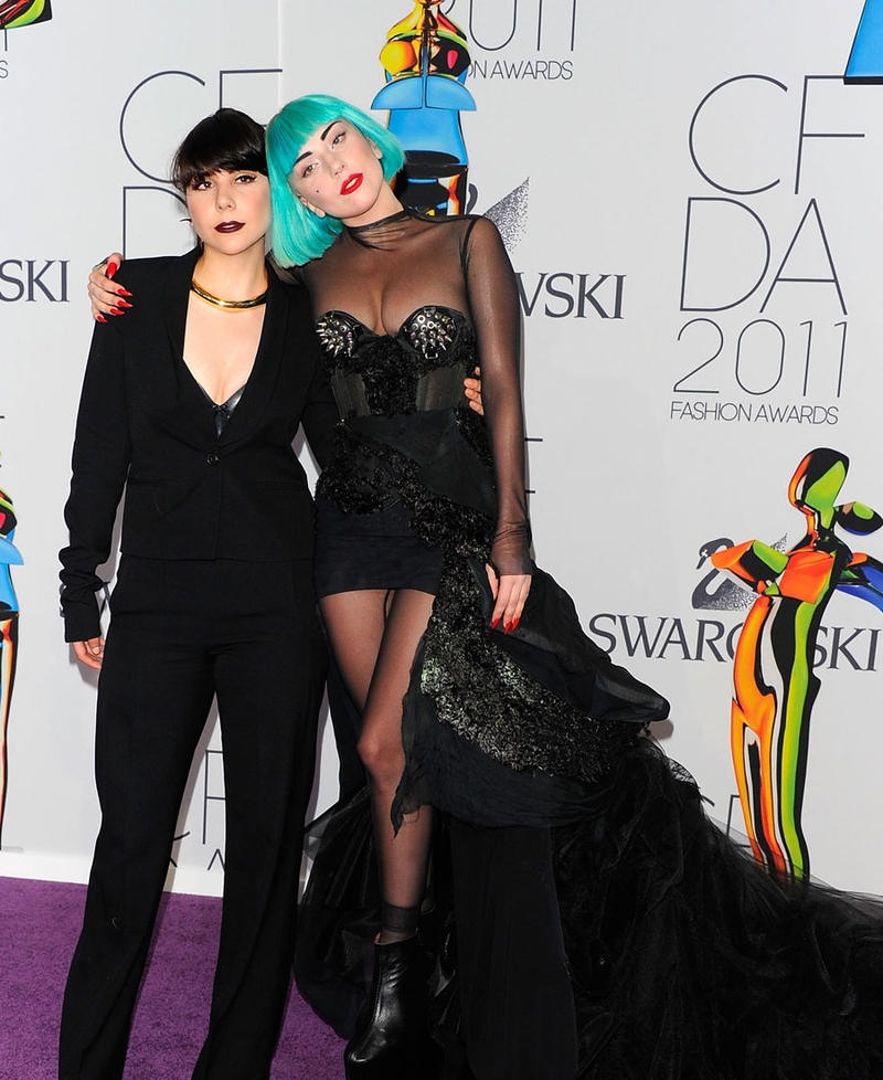Gaga with her sister Natali Germanotta