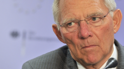 German Finance Minister Wolfgang Schaeuble