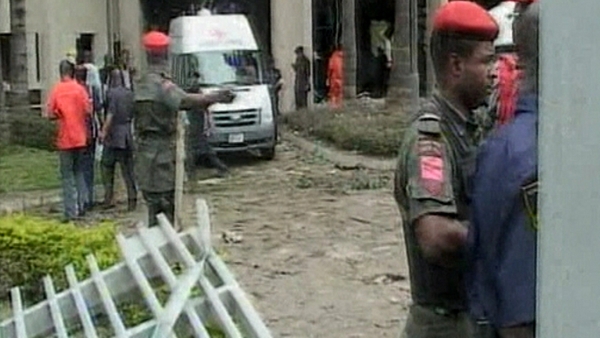 Car was rammed into building before explosion