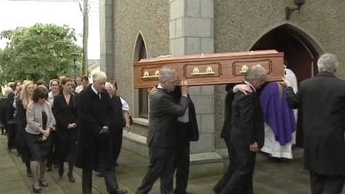 Cathy Dinsmore's funeral mass took place in Warrenpoint