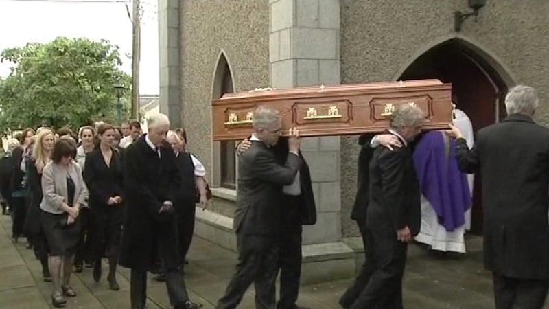 Cathy Dinsmore's funeral mass took place in Warrenpoint