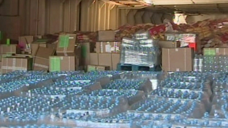 Attempts to deliver food and water aid have been hampered