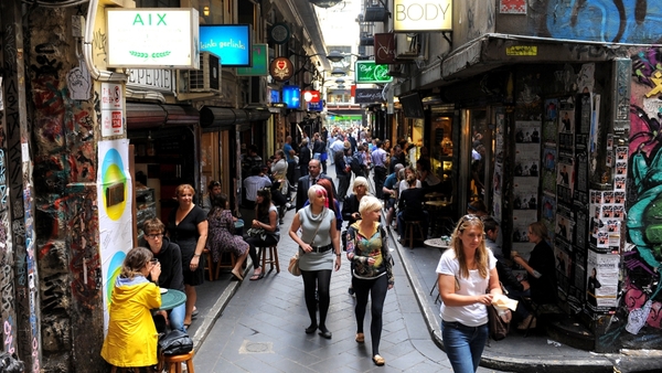 Melbourne is one of many Australian cities to feature in the top ten