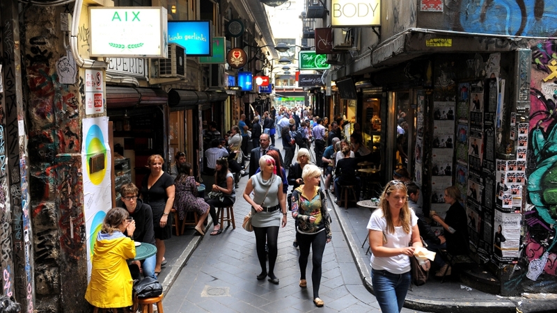 Melbourne is one of many Australian cities to feature in the top ten