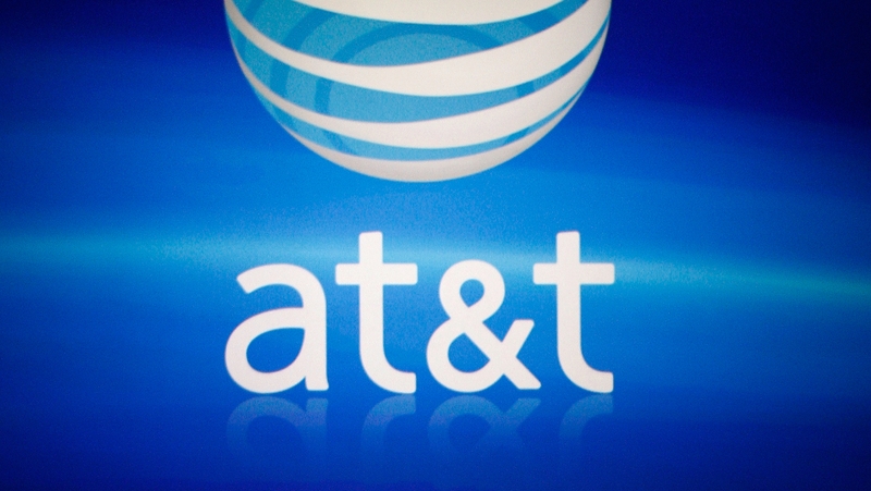 AT&amp;T shares fell on foot on Justice Department move
