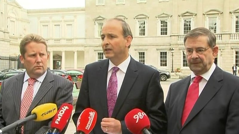 Fianna Fáil met for over three hours today