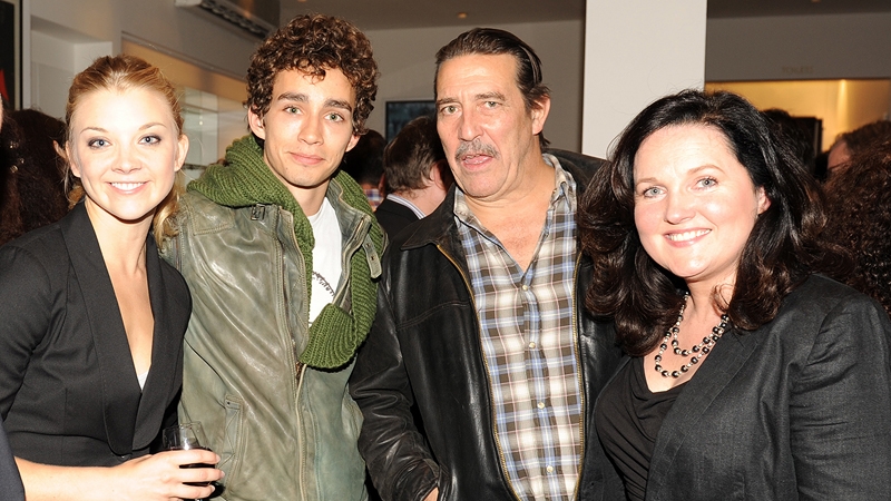 Natalie Dormer, Robert Sheehan, Ciarán Hinds and Áine Moriarty at the launch