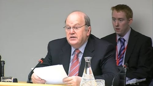 Michael Noonan addressed the Oireachtas Finance Committee