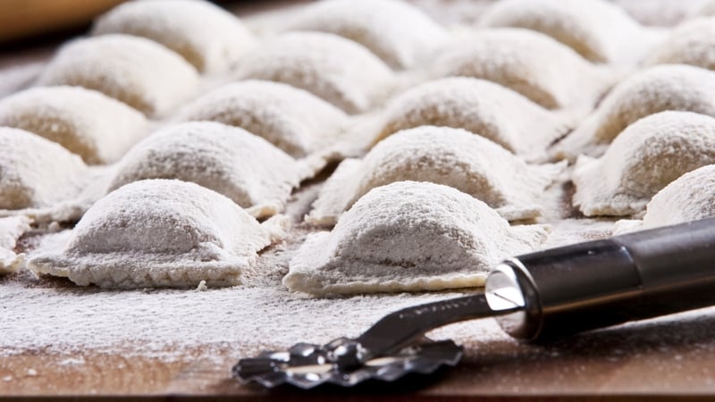 Lobster Ravioli in a Saffron & Parmigiano Sauce: MasterChef