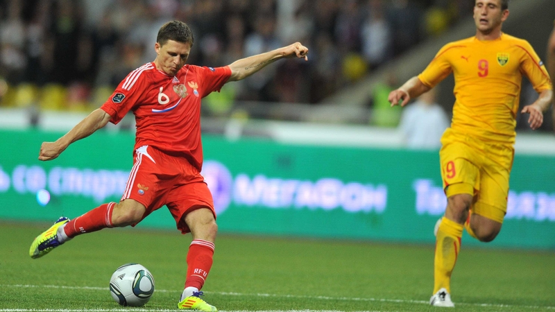 Igor Semshov - His first-half goal for Russia proved decisive in Moscow
