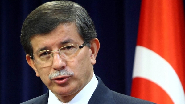Turkey's Foreign Minister Ahmet Davutoglu