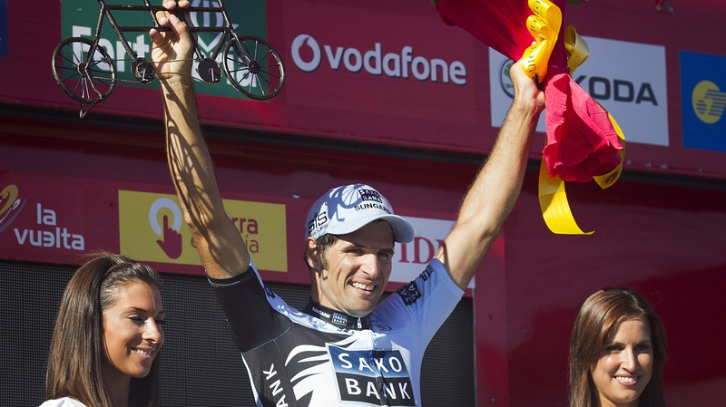 Juan Jose Haedo - Celebrates after taking stage 16