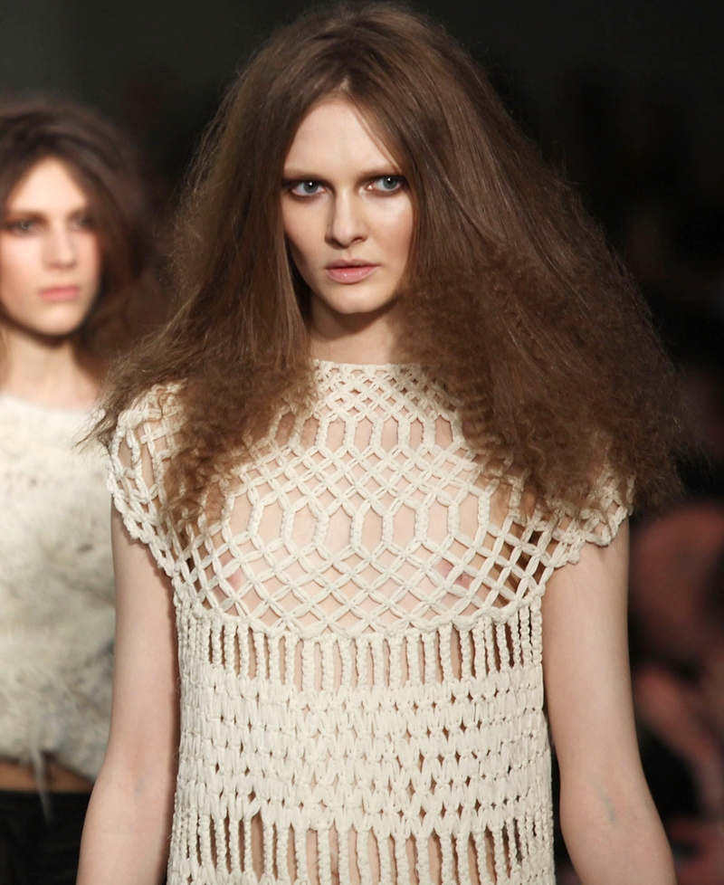 A shot from Rocha's a/w show at London Fashion Week