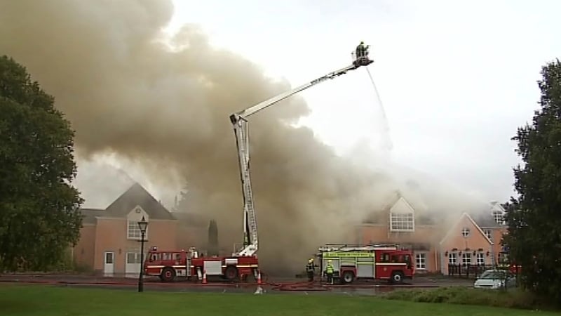 Fire-fighters from counties Galway and Tipperary fought to get blaze under control