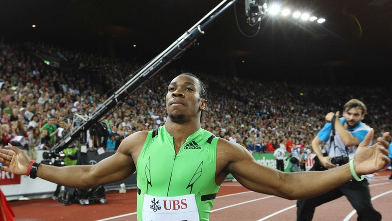 Yohan Blake recorded a personal best in Zurich