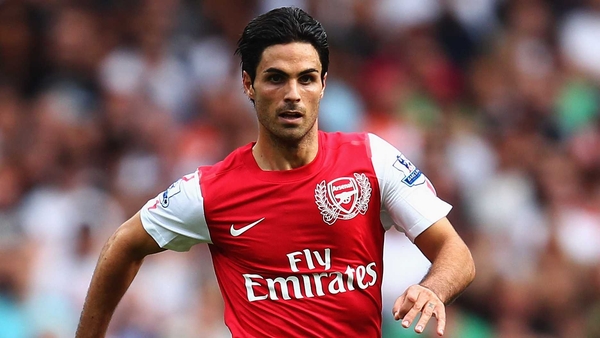 Mikel Arteta made his debut for the Gunners