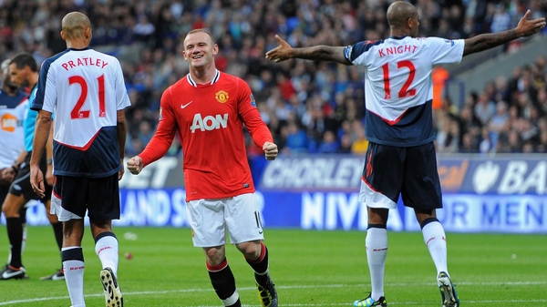 Wayne Rooney netted another hat-trick for the Red Devils