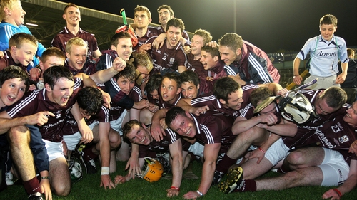 Champions - The Galway team celebrate victory