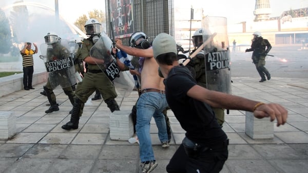 100 people were arrested after clashes in Thessaloniki