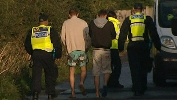 Over 200 police were involved in raids