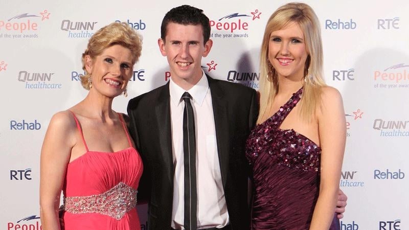 Mary, Derek and Dearbhla Burke of Crystal Swing