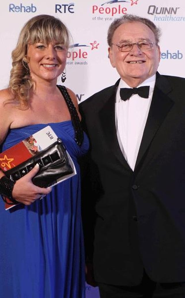 Larry Gogan with his daughter Gráinne