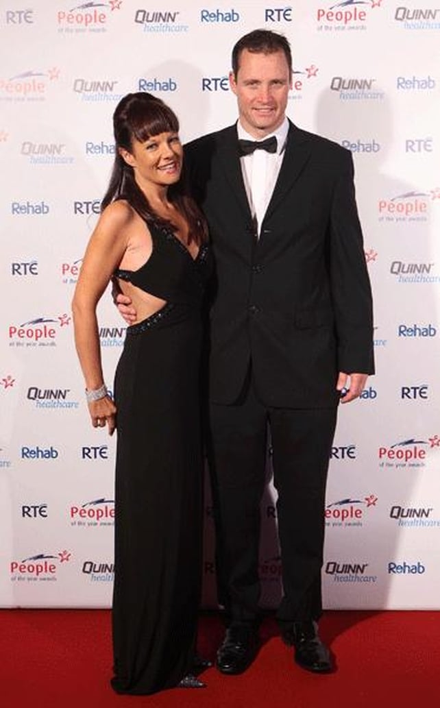 RTÉ's Jerry May and her partner
