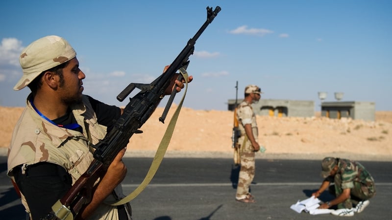 NTC forces had to retreat after coming under sustained gunfire