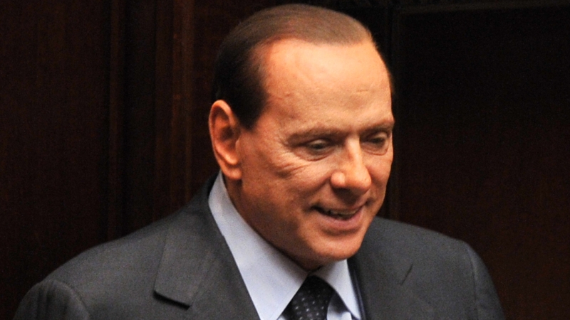 Italian prime minister Silvio Berlusconi