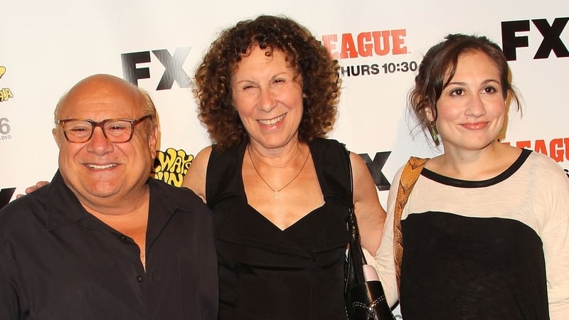 Danny DeVito with wife, former Cheers star, Rhea Perlman and daughter Lucy
