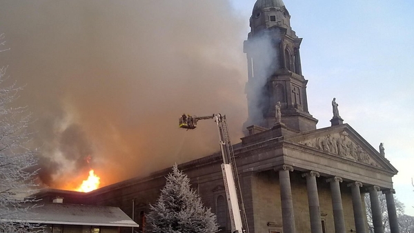 On Christmas Day 2009, St Mel's Cathedral in Longford was destroyed by fire