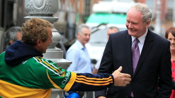 Martin McGuinness hopes to be a President for the whole island