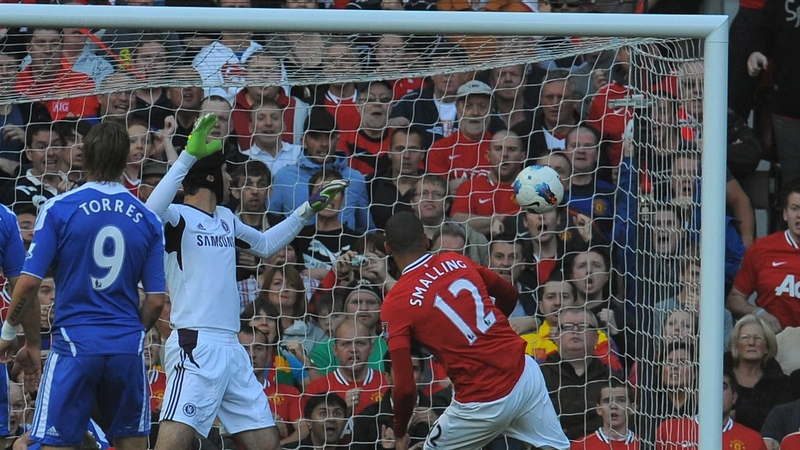 Chris Smalling scored after just seven mintues
