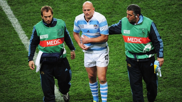 Contepomi - Leaves the field of play against England