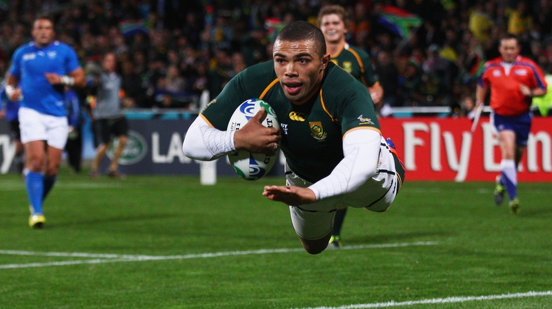 Bryan Habana - The winger is now South Africa's record try scorer
