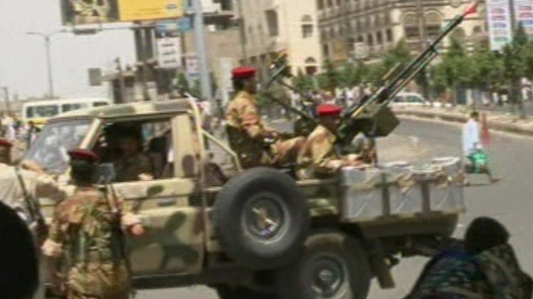 Government forces attack protest camp