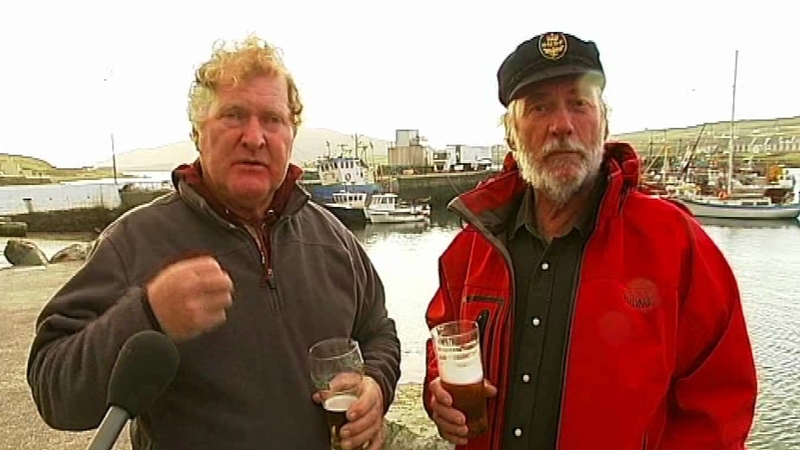 The crew of the Golden Eagle arrived safely in Co Kerry