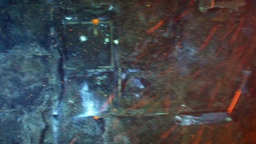 Tea chests in a cargo hold