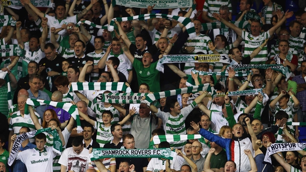 Hoops on tour - The Shamrock Rovers fans have been told not to make their own way to the stadium