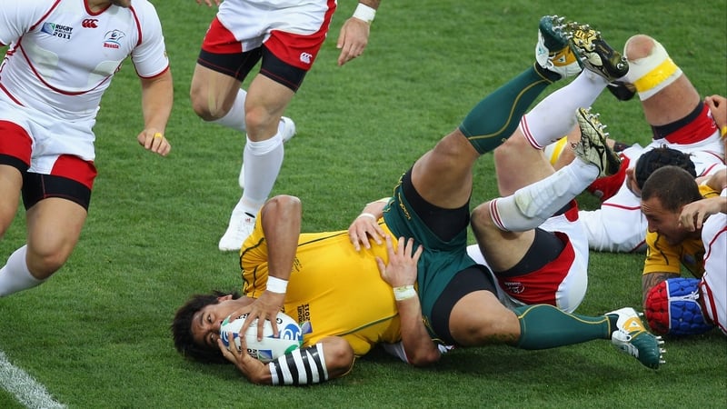 Try - Salesi Ma'afu touches down