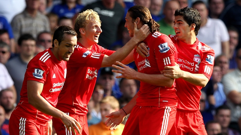 Andy Carroll - Celebrates his opener with team-mates