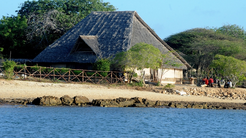 The beach house from where Marie Dedieu was taken