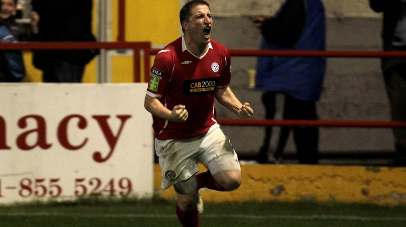 Philip Hughes - The Shelbourne striker bagged a hat-trick at Tolka Park