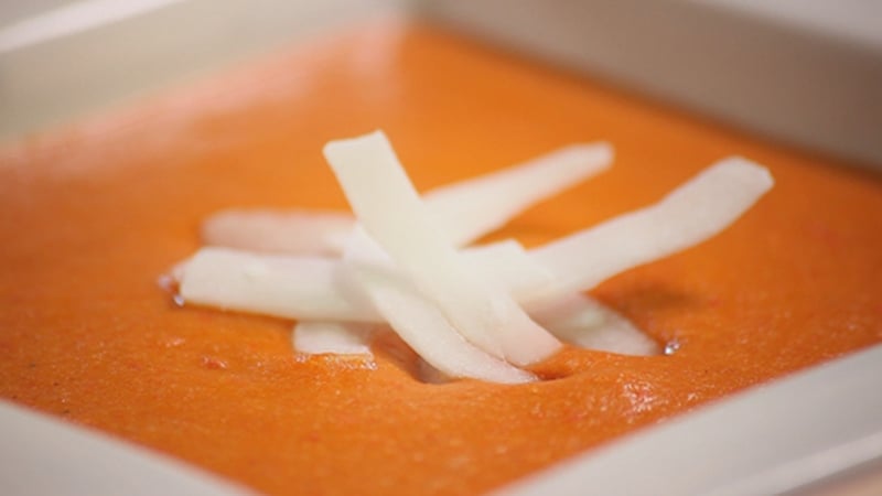 Catherine Fulvio's Red Lentil, Red Pepper and Coconut Milk Soup