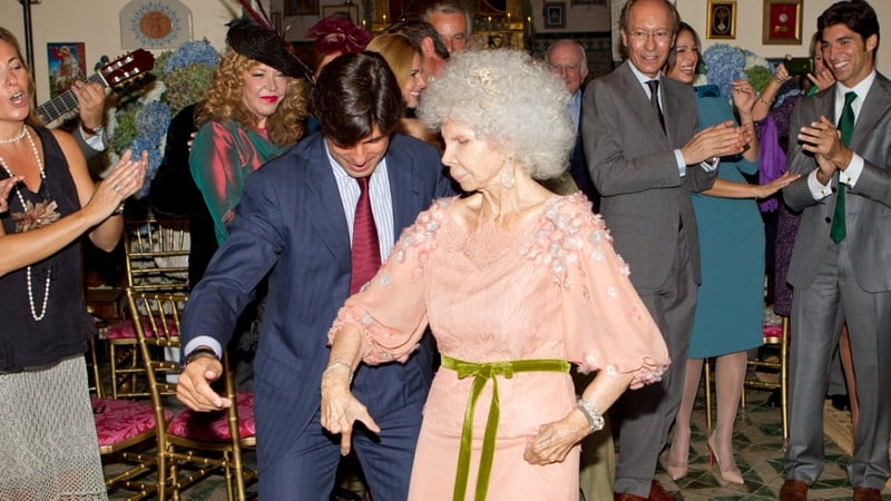 Twice-widowed duchess is known for her love of flamenco dancing and bull-fighting