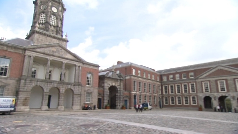 Global Irish Forum delegates gather at Dublin Castle
