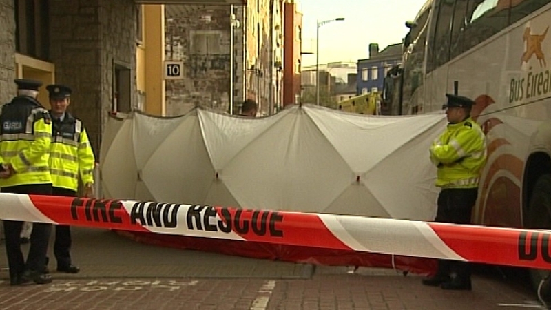 The incident occurred just before 5pm in Cork city centre