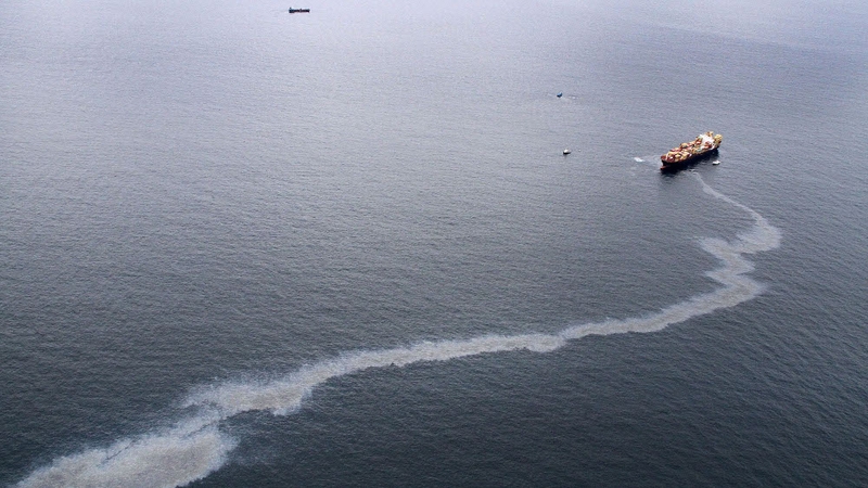 Chemical dispersants have been sprayed from aircraft